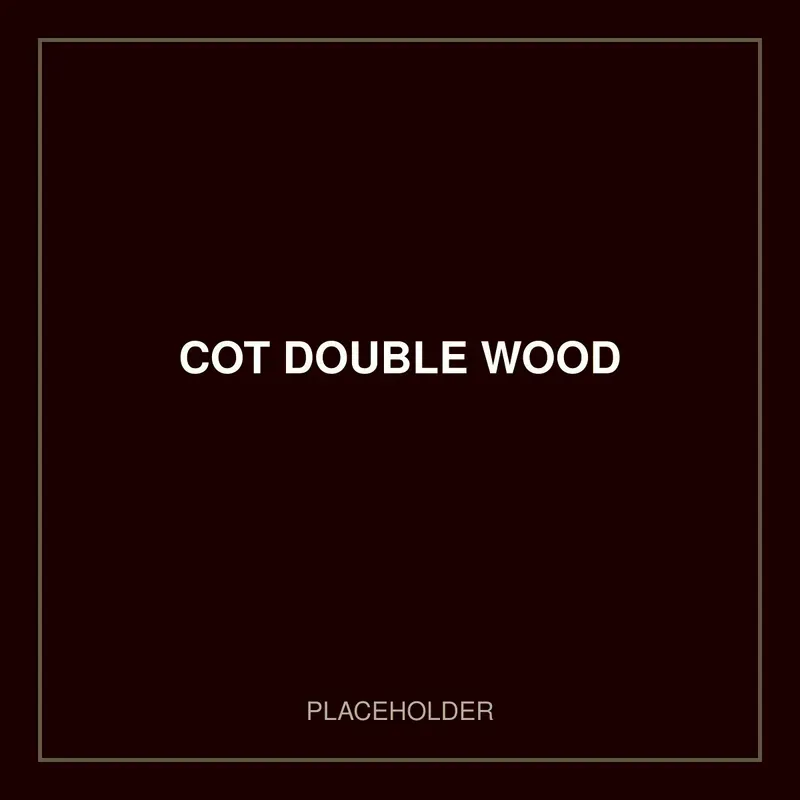 Wooden Double Cot