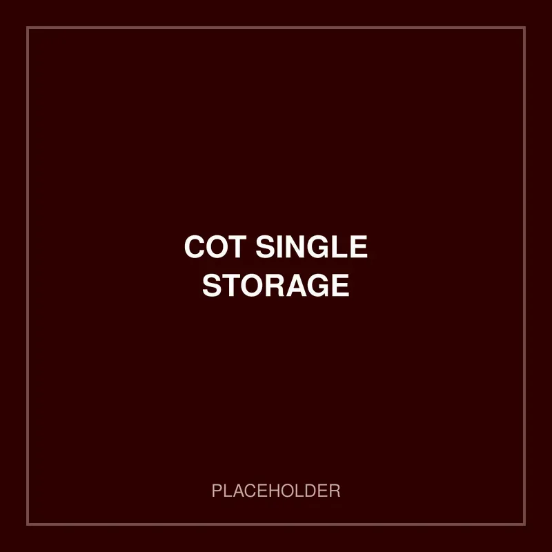 Steel Cot Single with Storage